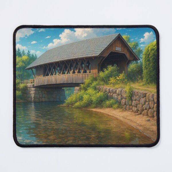 Item preview, The Squam River Covered Bridge designed and sold by Takeda-art.