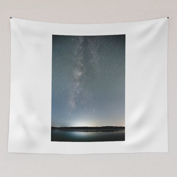 Item preview, Grey Night Sky Over Calm Waters Photographic Print designed and sold by Mother-Nature65.