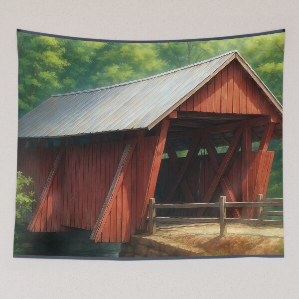 Item preview, The Campbell's Historic Covered Bridge designed and sold by Takeda-art.