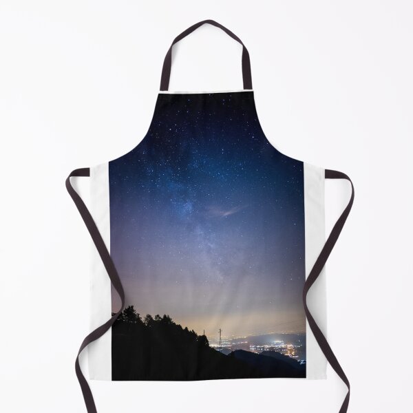 Item preview, Blue Night Sky Over Cityscape Photographic Print designed and sold by Mother-Nature65.