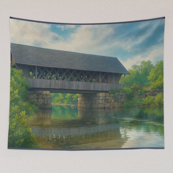 Item preview, The Squam River Covered Bridge designed and sold by Takeda-art.