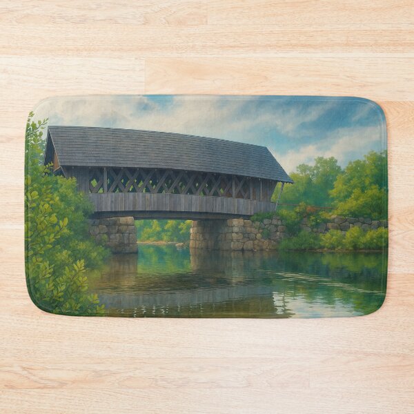 Item preview, The Squam River Covered Bridge designed and sold by Takeda-art.