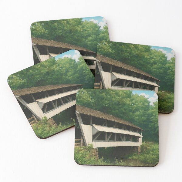 Item preview, The Historic Mink Hollow Covered Bridge designed and sold by Takeda-art.