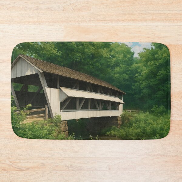 Item preview, The Historic Mink Hollow Covered Bridge designed and sold by Takeda-art.