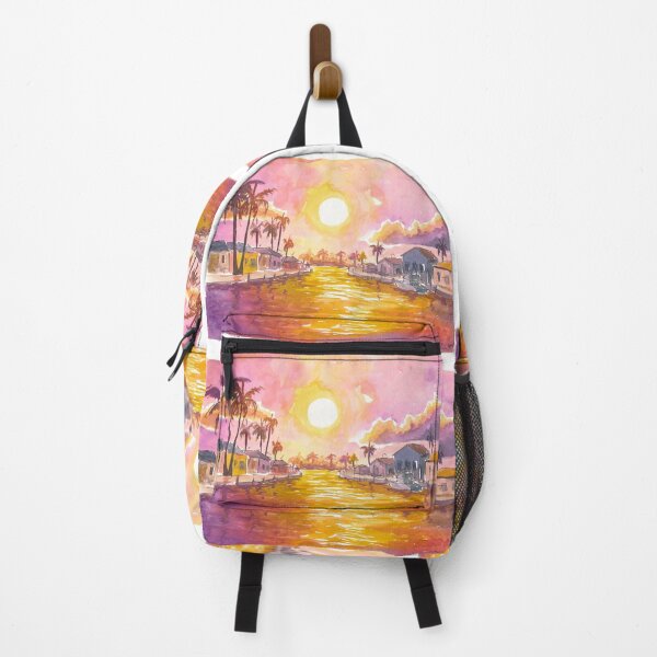 Item preview, Cape Coral Canals at Golden Hour Reflections designed and sold by artshop77.