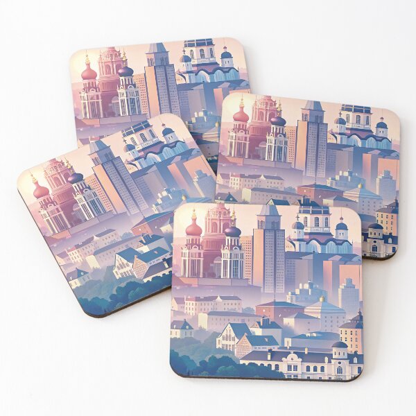 Item preview,  Minimalist skyline of  Kiev designed and sold by paulrommer.