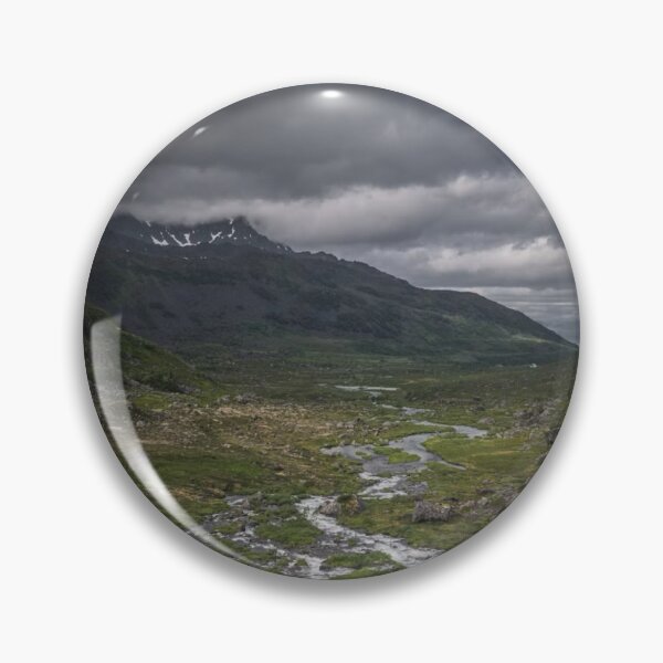 Item preview, Dark Skies Mountain Stream Landscape Photographic Print designed and sold by Mother-Nature65.