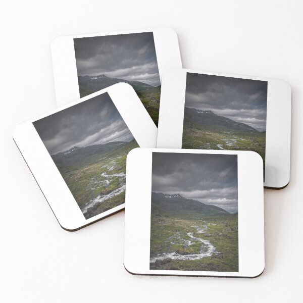 Item preview, Dark Skies Mountain Stream Landscape Photographic Print designed and sold by Mother-Nature65.