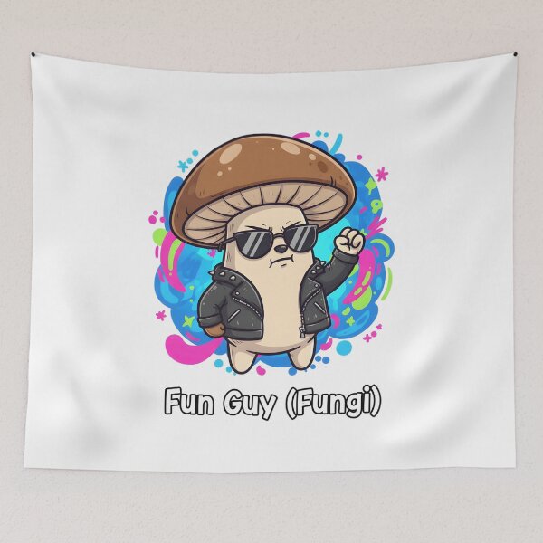 Item preview, Fun Guy (Fungi) sticker designed and sold by RadishWerks.