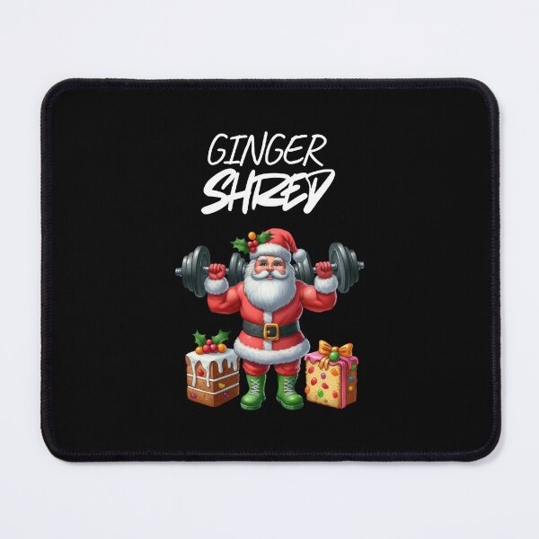 Item preview, Gym Santa Claus – Gingershred Fitness Christmas Humor designed and sold by EVESTUDIOART.