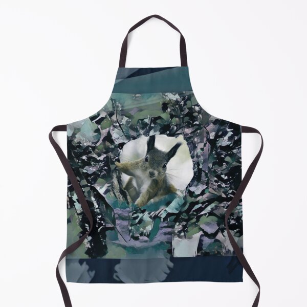 Item preview, SQUIRREL IN TREETOP IN SHADES OF PURPLE, GREEN, BROWN AND BEIGE designed and sold by Most1234.