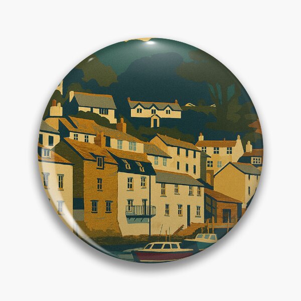 Item preview, Polperro Harbour - Cornwall designed and sold by The Deco Bureau.