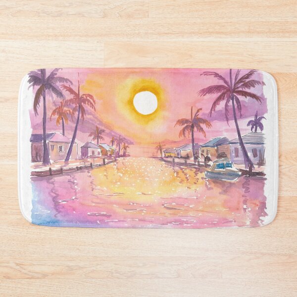 Item preview, Cape Coral Florida Canal Reflections in Soft Dawn Light designed and sold by artshop77.