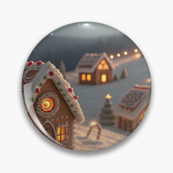 Item preview, Houses on a Gentle Snow Slope designed and sold by Bionson Art.