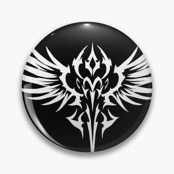 Item preview, Mystical Phoenix Tribal Insignia – Dark Aesthetic designed and sold by Nuve-ra.