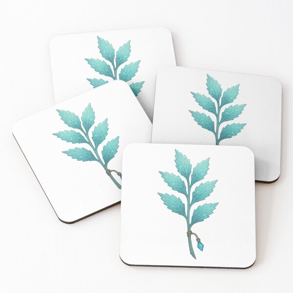 Item preview, Frostmint Sprig – Icy Fantasy Herb Sticker designed and sold by AlcheArtsStudio.