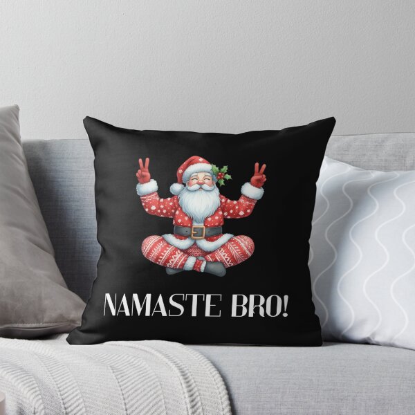 Item preview, Namaste Bro – Funny Yoga Christmas Illustration designed and sold by EVESTUDIOART.