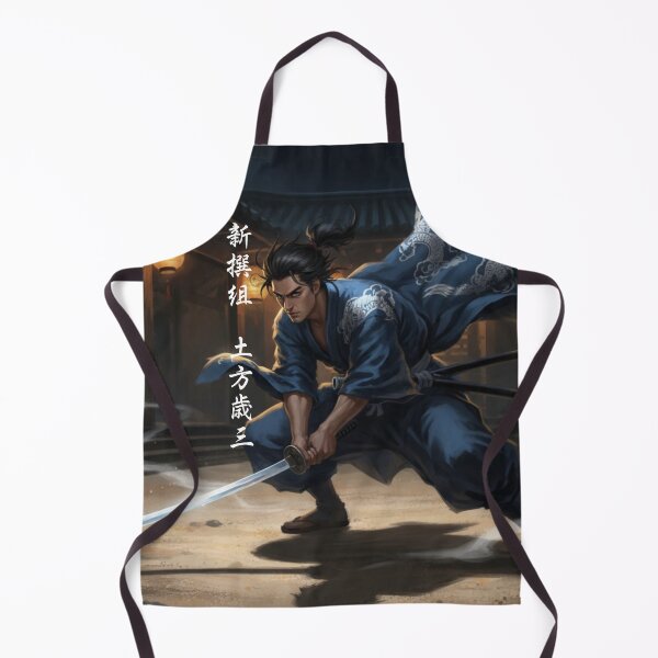 Item preview, Hijikata Toshizō — Storm at the Edge of Night | Japanese Warlord Art / 新撰組・土方歳三 ― 夜更けの嵐を裂く者 designed and sold by Mori-no-Akari.