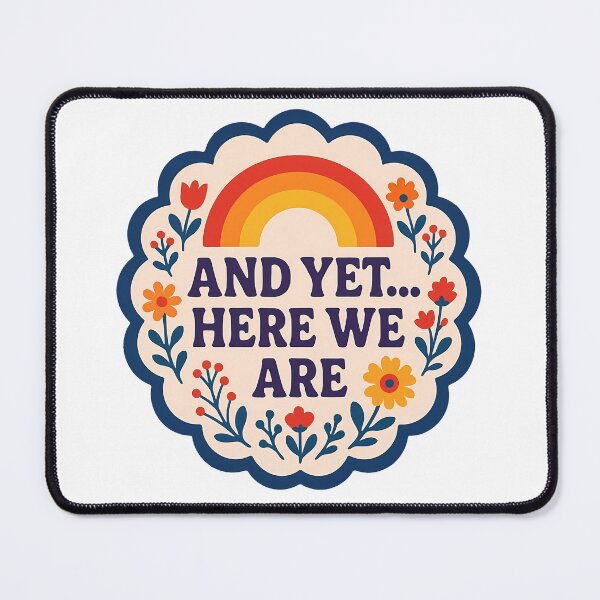Item preview, And Yet… Here We Are – Words With Meaning – Scandinavian Folk Art by heidiannemorris © designed and sold by FOLK ART FUSION by heidiannemorris.