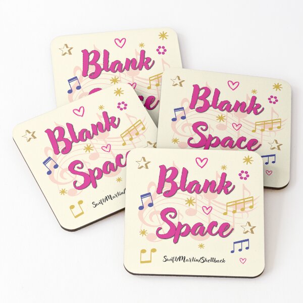 Item preview, Blank Space Popular Song Title designed and sold by CharlottePlaceArt.