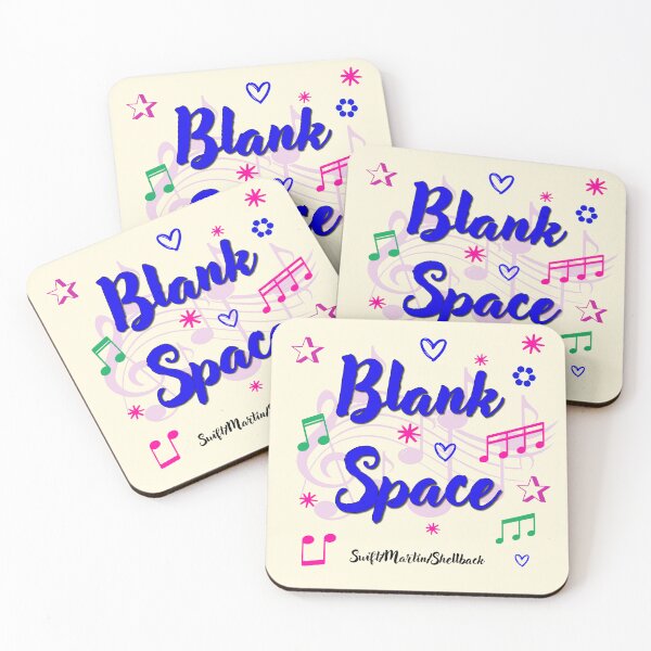 Item preview, Blank Space Popular Song Title designed and sold by CharlottePlaceArt.