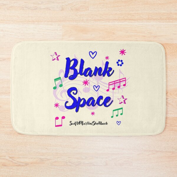 Item preview, Blank Space Popular Song Title designed and sold by CharlottePlaceArt.