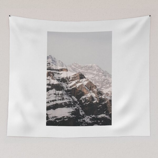 Item preview, Snowy Mountains and Sky Photographic Print designed and sold by Mother-Nature65.