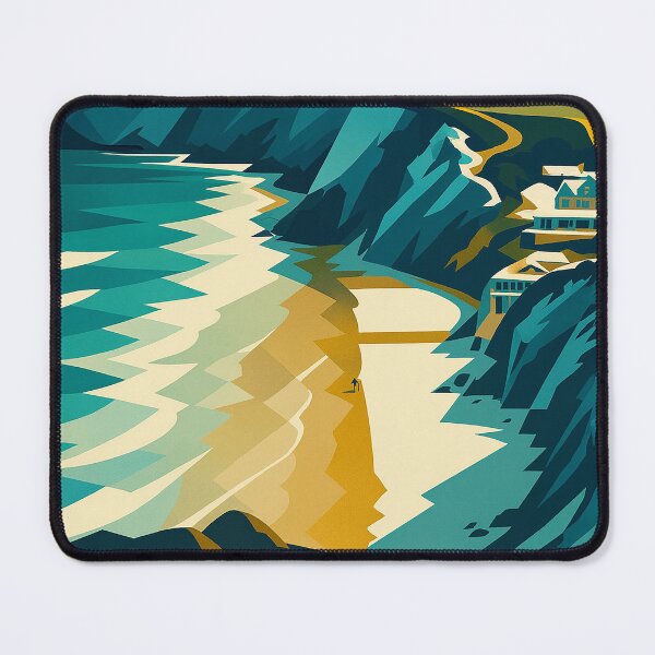 Item preview, Watergate Bay - Cornwall designed and sold by The Deco Bureau.