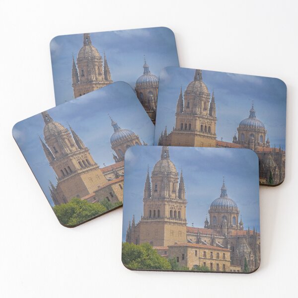 Item preview, Exterior view of salamanca cathedral from roman bridge designed and sold by DFLC Prints.