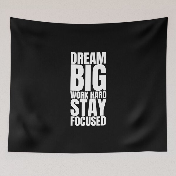 Item preview, Dream big work hard stay focused designed and sold by Dondonmart.
