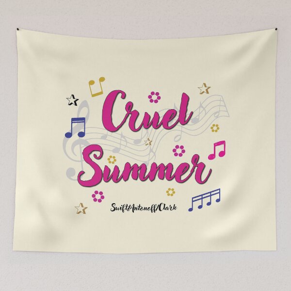 Item preview, Cruel Summer Popular Song Title designed and sold by CharlottePlaceArt.