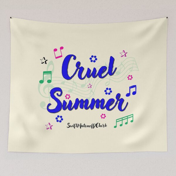 Item preview, Cruel Summer Popular Song Title designed and sold by CharlottePlaceArt.