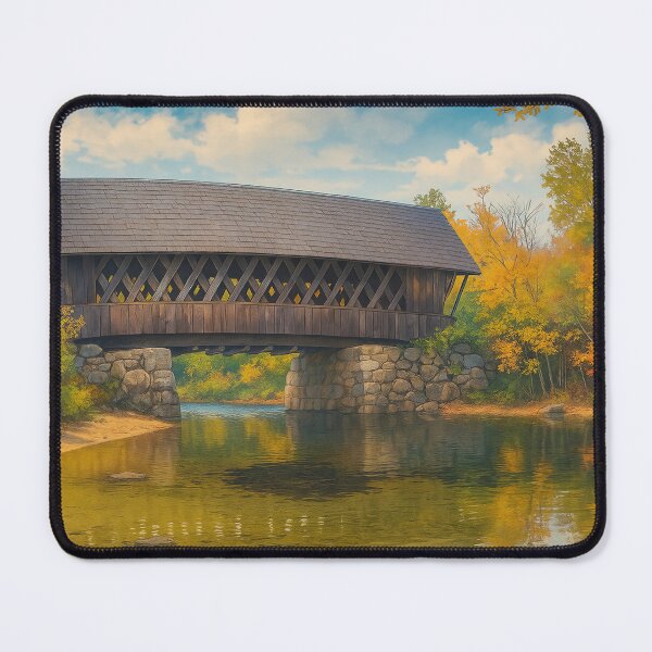 Item preview, The Squam River Covered Bridge designed and sold by Takeda-art.