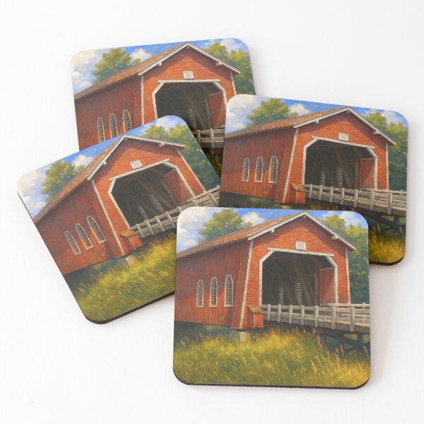 Item preview, The Historic Shimanek Covered Bridge designed and sold by Takeda-art.