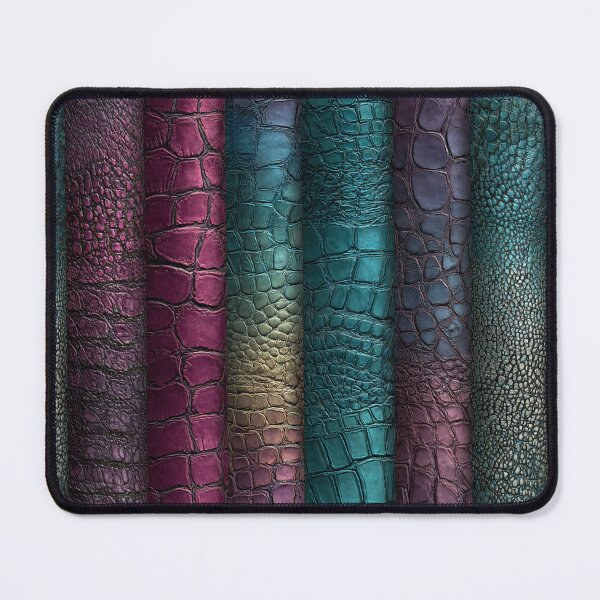 Item preview, Colorful Refined Alligator Skin Pattern For Nature Print Fan designed and sold by RoyalStarsPatts.
