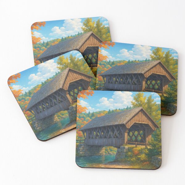 Item preview, The Squam River Covered Bridge designed and sold by Takeda-art.