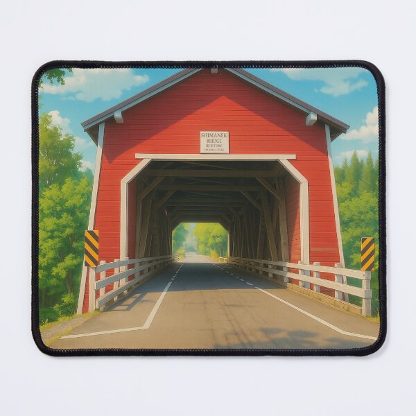 Item preview, The Historic Shimanek Covered Bridge designed and sold by Takeda-art.