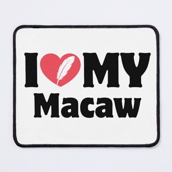 Item preview, Heart Icon Simple Typography I Love My Macaw designed and sold by LoviqueLab.