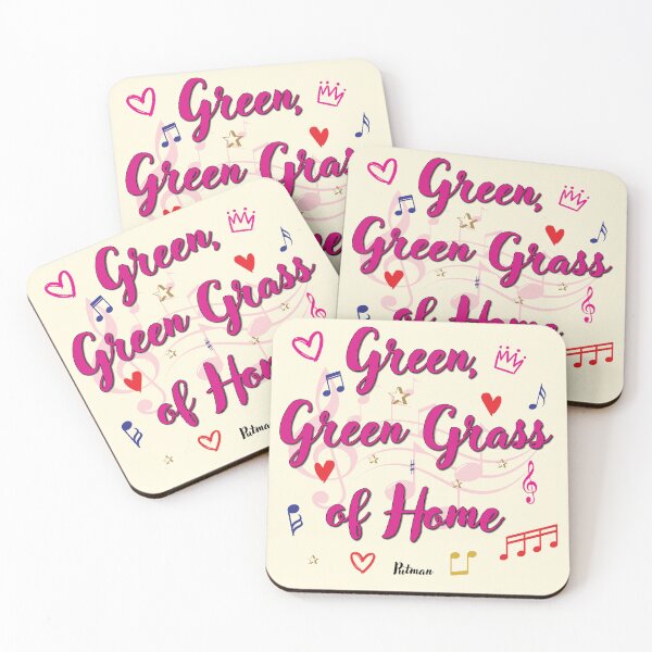 Item preview, Green Green Grass of Home Popular Song Title designed and sold by CharlottePlaceArt.