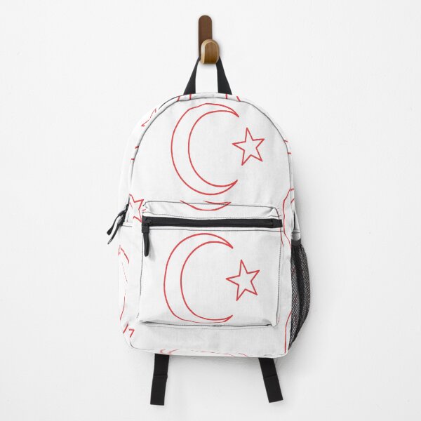 Item preview, Minimalist Turkish Flag Line Art – Modern Red Crescent & Star | Turkey designed and sold by Globalcitytees.