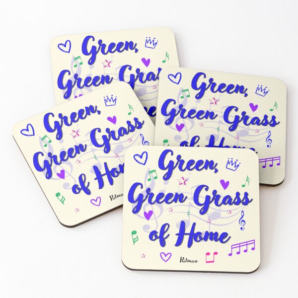 Item preview, Green Green Grass of Home Popular Song Title designed and sold by CharlottePlaceArt.