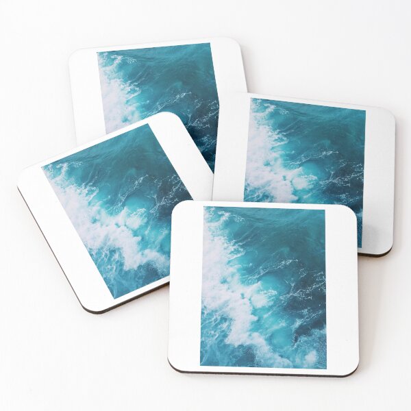Item preview, Clear Blue Crashing Waves Photographic Print designed and sold by Mother-Nature65.