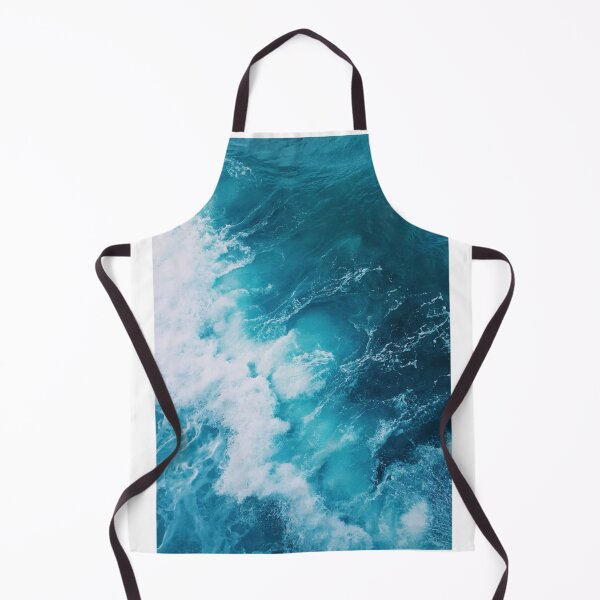 Item preview, Clear Blue Crashing Waves Photographic Print designed and sold by Mother-Nature65.