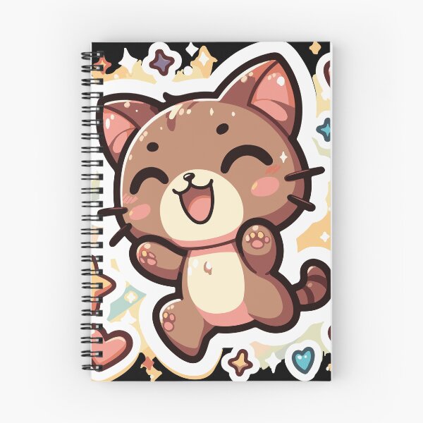Item preview, kawaii cat designed and sold by ArtEmotionsImages.