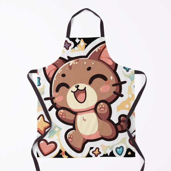 Item preview, kawaii cat designed and sold by ArtEmotionsImages.