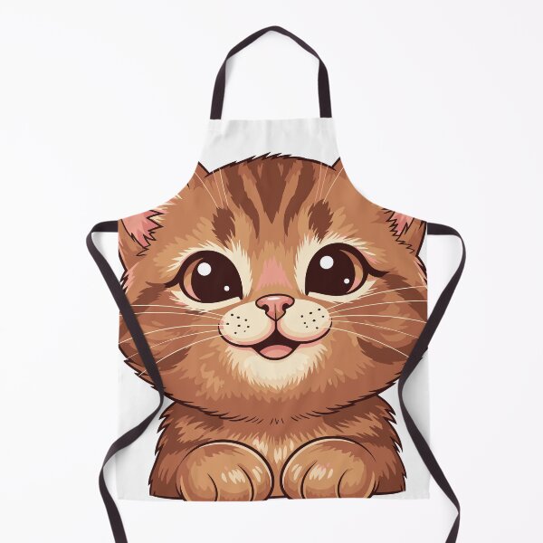 Item preview, Smiling cat, Kawaii cat, Kitten Cartoon designed and sold by ArtEmotionsImages.