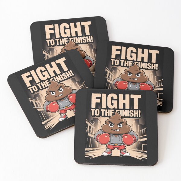 Item preview, Fight to the finish poop designed and sold by Marginalia Workshop.