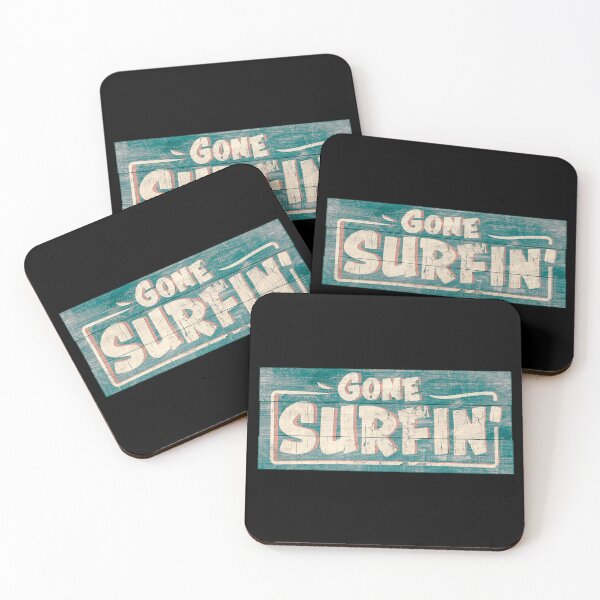 Item preview, Vintage Surf Sign Retro Beach Wood Artwork - Gone Surfing designed and sold by jomi.amsterdam.
