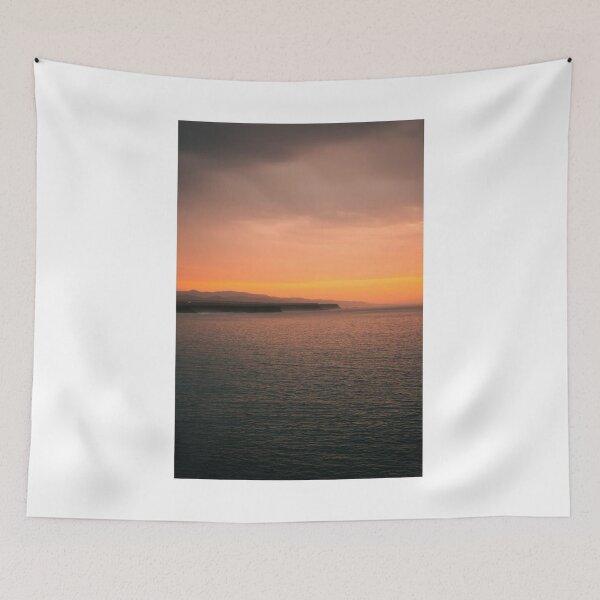 Item preview, Distant Sunset Over Calm Sea Photographic Print designed and sold by Mother-Nature65.