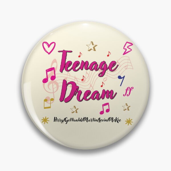 Item preview, Teenage Dream Popular Song Title designed and sold by CharlottePlaceArt.